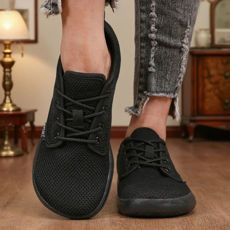 Women Wide Toe Shoes Breathable Hot Selling Walking Shoe in 2025 Flat Soft Mesh Single Shoes Ultra Comfortable Wide Toe Sneakers