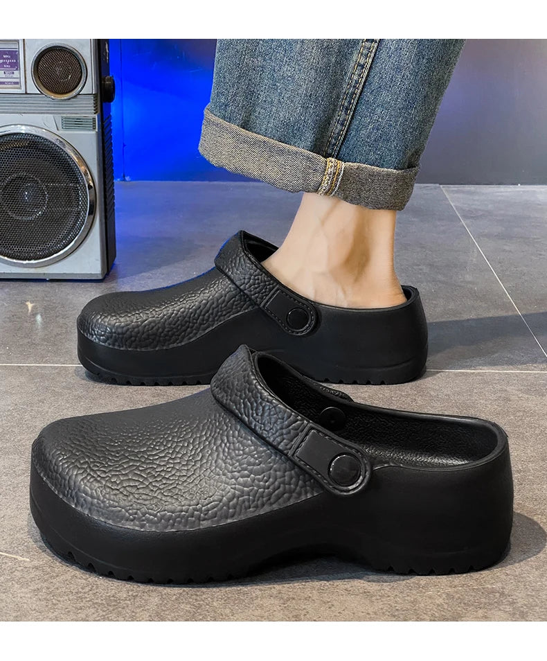 Unisex EVA Clog Women Sandals- Slip-Resistant, Lightweight Work Shoes for Chefs, Nurses, Kitchen Use