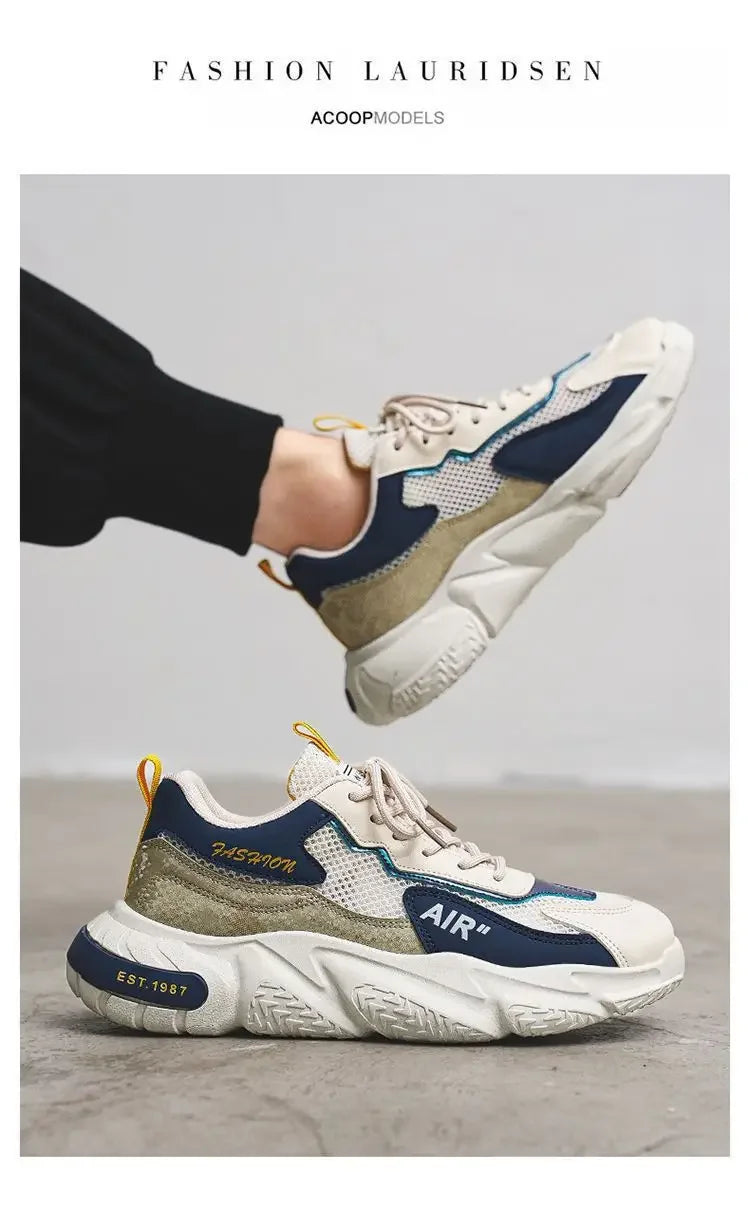 Men Casual Sports Shoes Breathable Lightweight Sneakers Summer Outdoor Tennis Running Walking Shoes Male Vulcanized Shoes Man