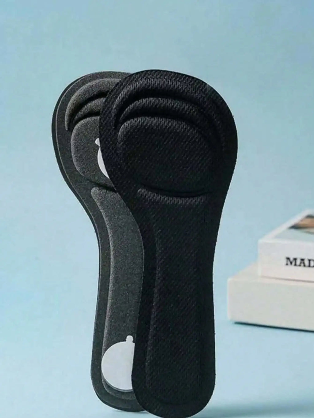 1 Pair of Women's High Heel Shoe Insoles |   Self-Adhesive Sweat-Absorbing Design |   Breathable Non-Slip Mat |   Super Soft Forefoot Pads Relieve Pain from High Heels |   7/10 Length Insoles