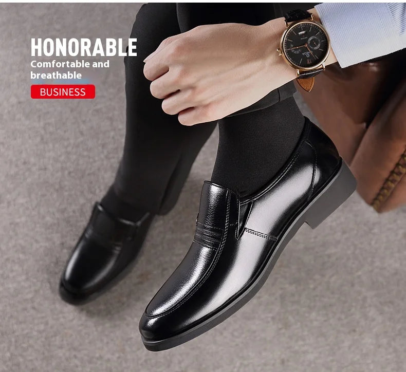 Mens 6CM Height Increase Dress Shoes Fashion Pointed Toe Business Casual Elevator Shoes Leather Oxfords Shoes Zapatos De Hombre