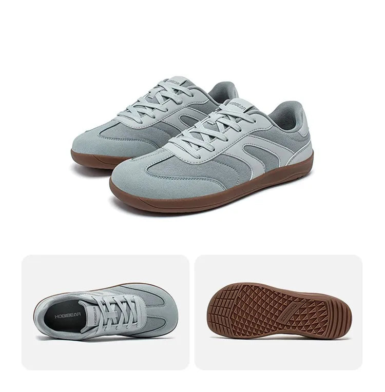 HOBIBEAR Unisex Barefoot Sneakers Women Men Wide Toe Minimalist Zero Drop Shoes Non Slip Lace Up Casual Sneaker