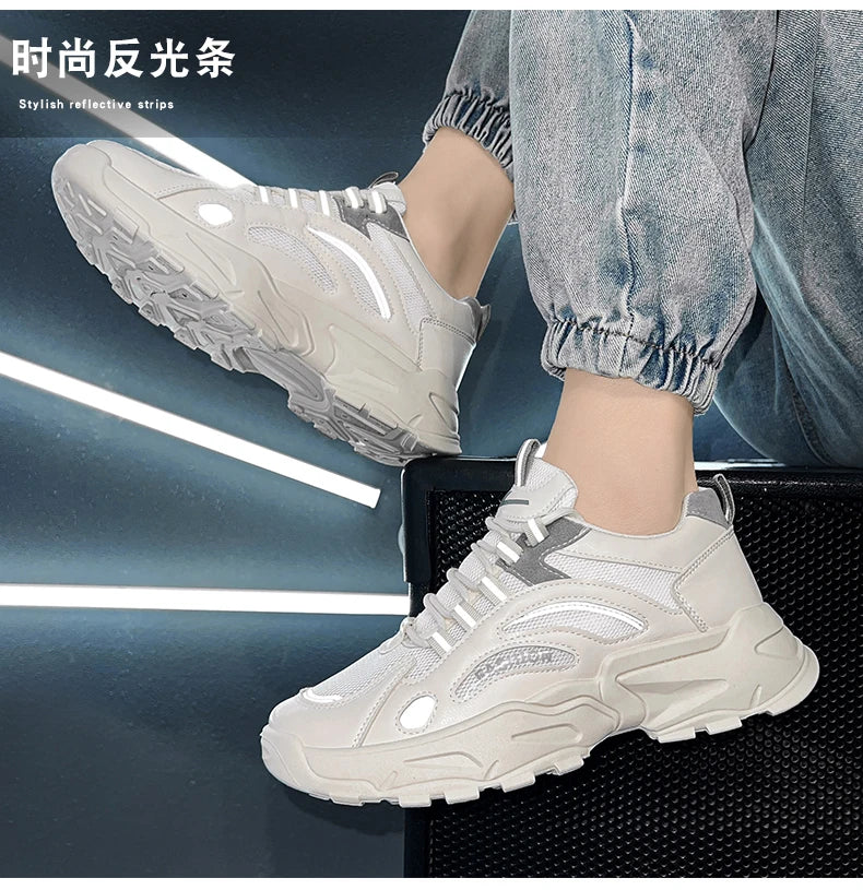 New Casual Sports Dad Shoes for Men Trendy Shoes Men's Sneakers Male Breathable Platform Tenis Masculino Shoes