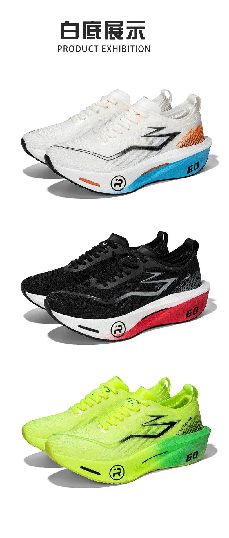 Men's Sports Shoes Cushioning Non-Slip Flat Wear Resistant Sneakers Mesh Breathable Platform Soft Running Shoes for Man