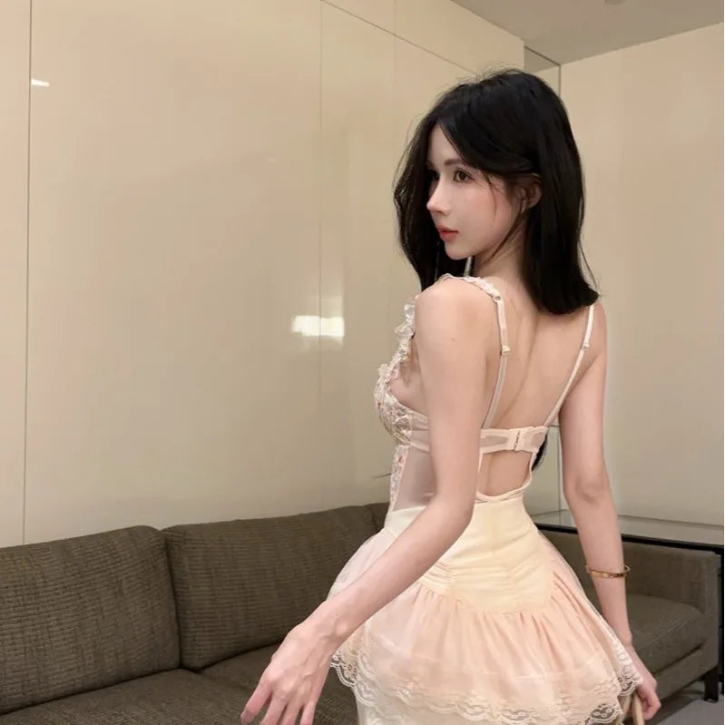 Sexy Floral Print Fibone Bal Spwear Slimming Pad Chest Strap Pure Desire Spring Summer New Sle Floral Patterned Vest