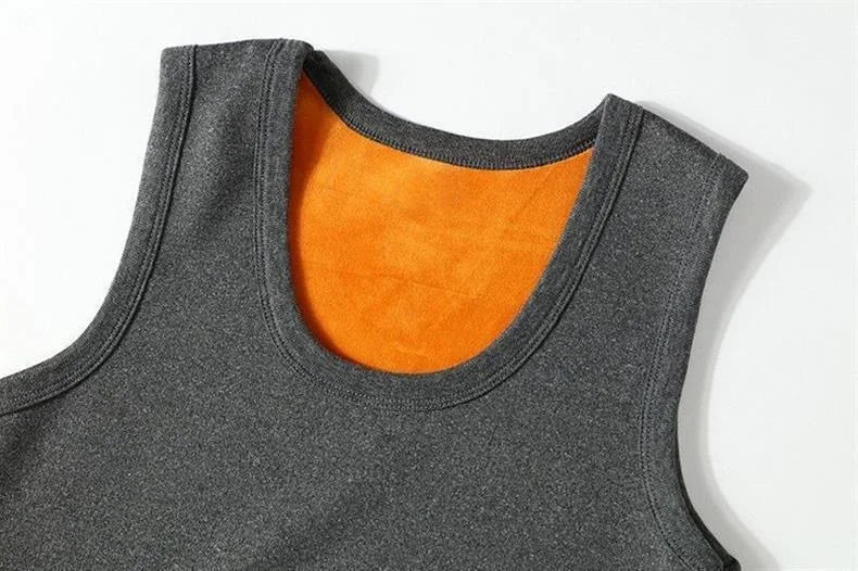 1pcs Men Thermal Underwear Man Sleeveless Vest Autumn WinterThermo Lingerie Men's Warm Top Thickening Thermo Vest Undershirt