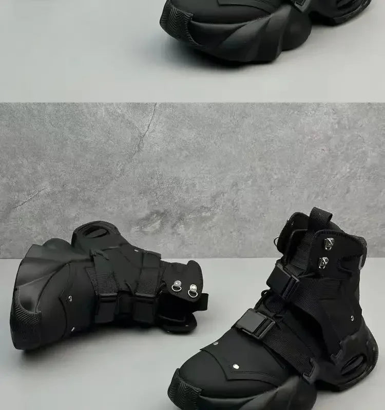 High Quality Men Walking Shoes Women's Platform Shoes Designer Thick Sole Breathable Casual Men Sneakers High-top Dad Shoes