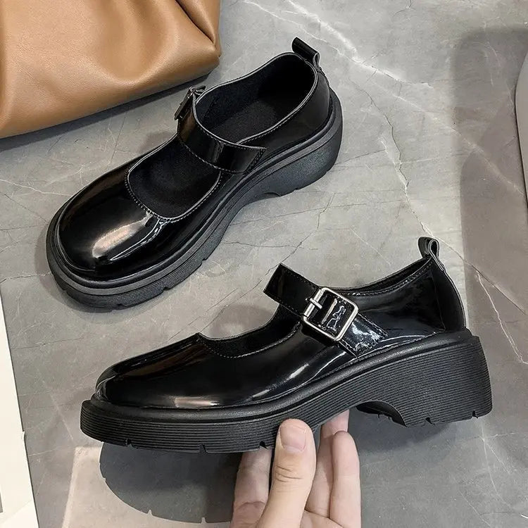 2024 Summer New Women's Shoes Japanese Style JK Flats Cute Student Mary Round Head Flat Shoes With Skirt For Girls