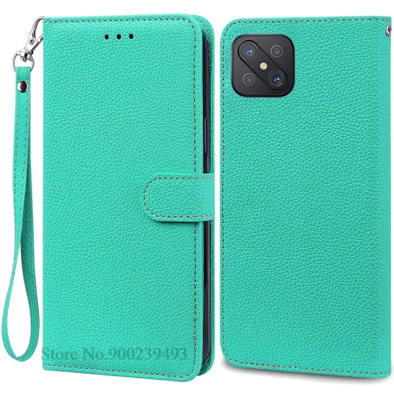 For OPPO Reno4 Z 5G Case Reno4Z Wallet Leather Flip Phone Case For OPPO Reno 4 Z 5G Cases Candy fundas Reno 4Z 5G Coque Shell