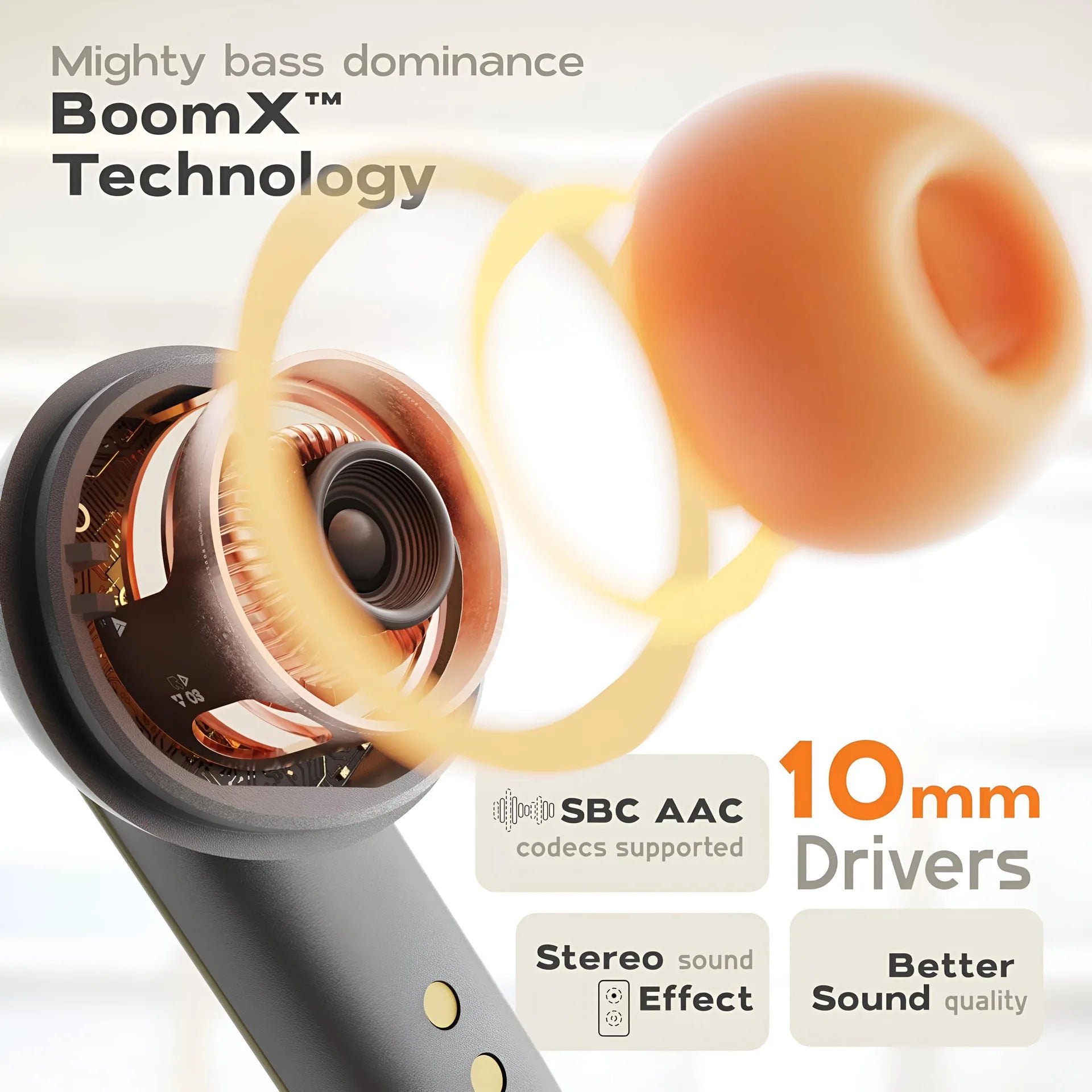 Dual Microphone ENC Noise Reduction Bluetooth Eaphones IPX5 Waterproof Fast Charging Low Latency Play Game Listen Music Earbuds