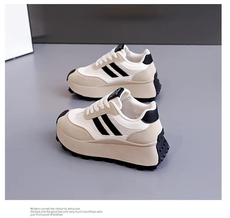 Hot Selling Women's Shoes Platform Wedge Basket 2025 Soft Autumn Casual Female Sneakers Clogs Fall New Leisure Soft Shoes Woman