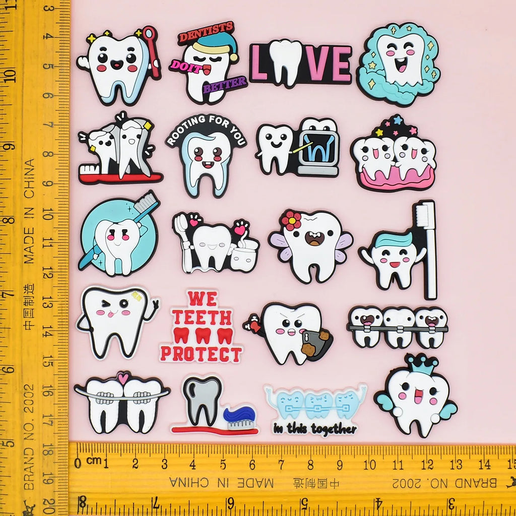 Dentist Shoe Charms for Crocs Accessories Sandals Men Clogs Pins Women Badges Boy Girls Jeans Kids Decorations Buckle Shoes