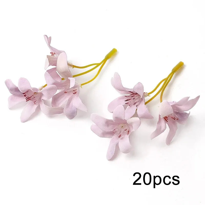 Pink Artificial Flowers Head For Wedding Home Room Decor DIY Fake Flowers For Decoration Birthday Party Craft Wreath Decoration