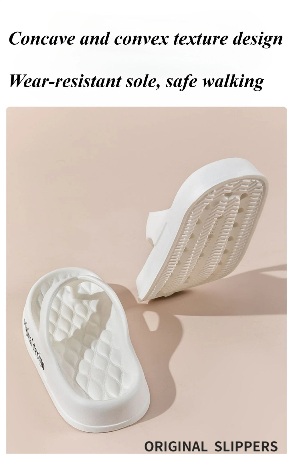 Supersoft Thick Sole EVA Unisex Flip Flops Home Non-slip Light Slides Outdoor Versatile Beach Flat Sandals for Couples Sandalias