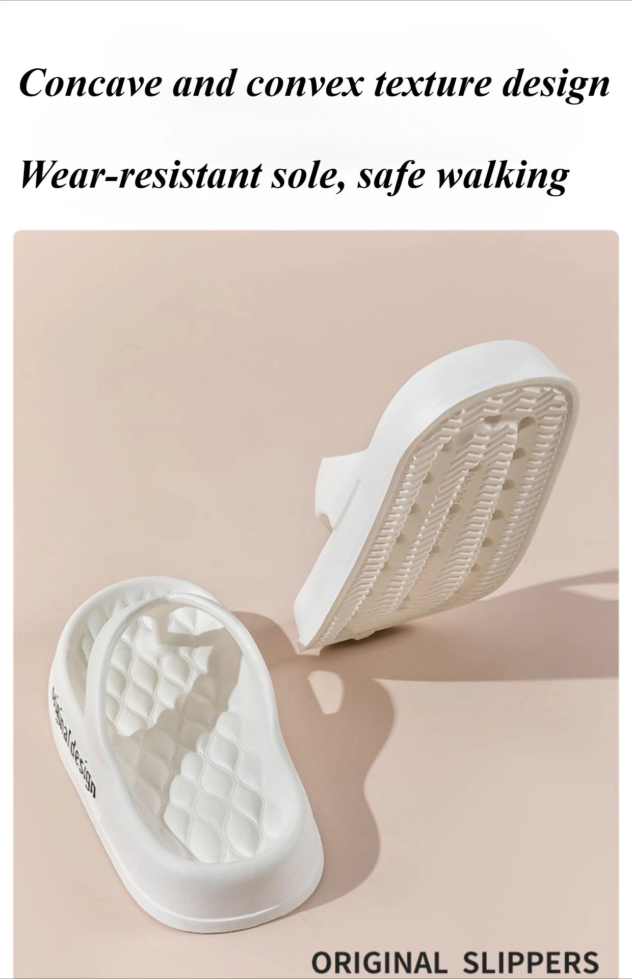 Supersoft Thick Sole EVA Unisex Flip Flops Home Non-slip Light Slides Outdoor Versatile Beach Flat Sandals for Couples Sandalias