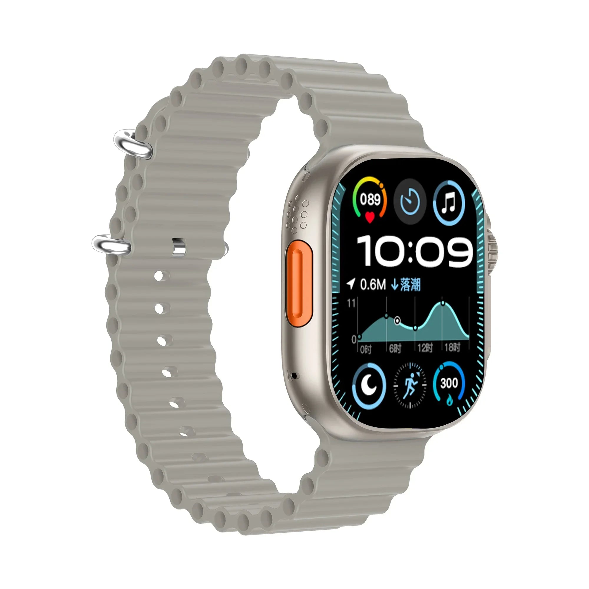 2025 BW9 Smartwatch SIM Card Bluetooth Calling 2.01-inch Screen Telescopic Camera Full Network Coverage Step Counting Recording