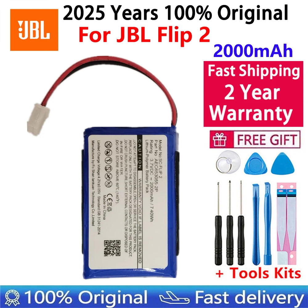 2025 Years Replacement Original Speaker Battery For JBL Link 10 20 G03 Clip Charge Boombox Flip Pulse Xtreme 1 2 3 4 5 6 Bateria