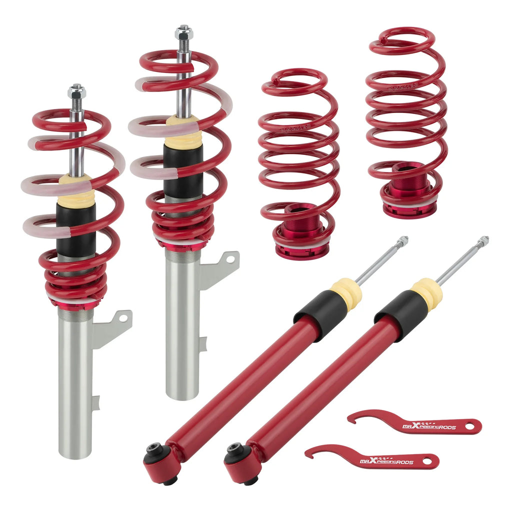 Maxpeedingrods Coilovers Adjustable Lowering Coils for VW Golf MK8 2020-2022 Coilover Suspension Shock Absorbers Coil Springs