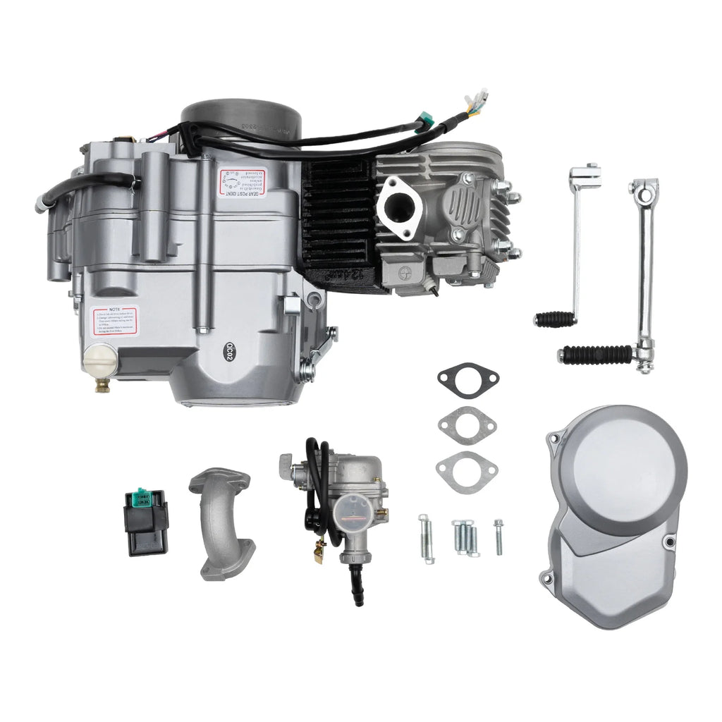 125cc Motor Engine 4-Stroke, High Torque and CDI Ignition System, Durable Engine for Dirt Bikes, ATVs, Go-Karts