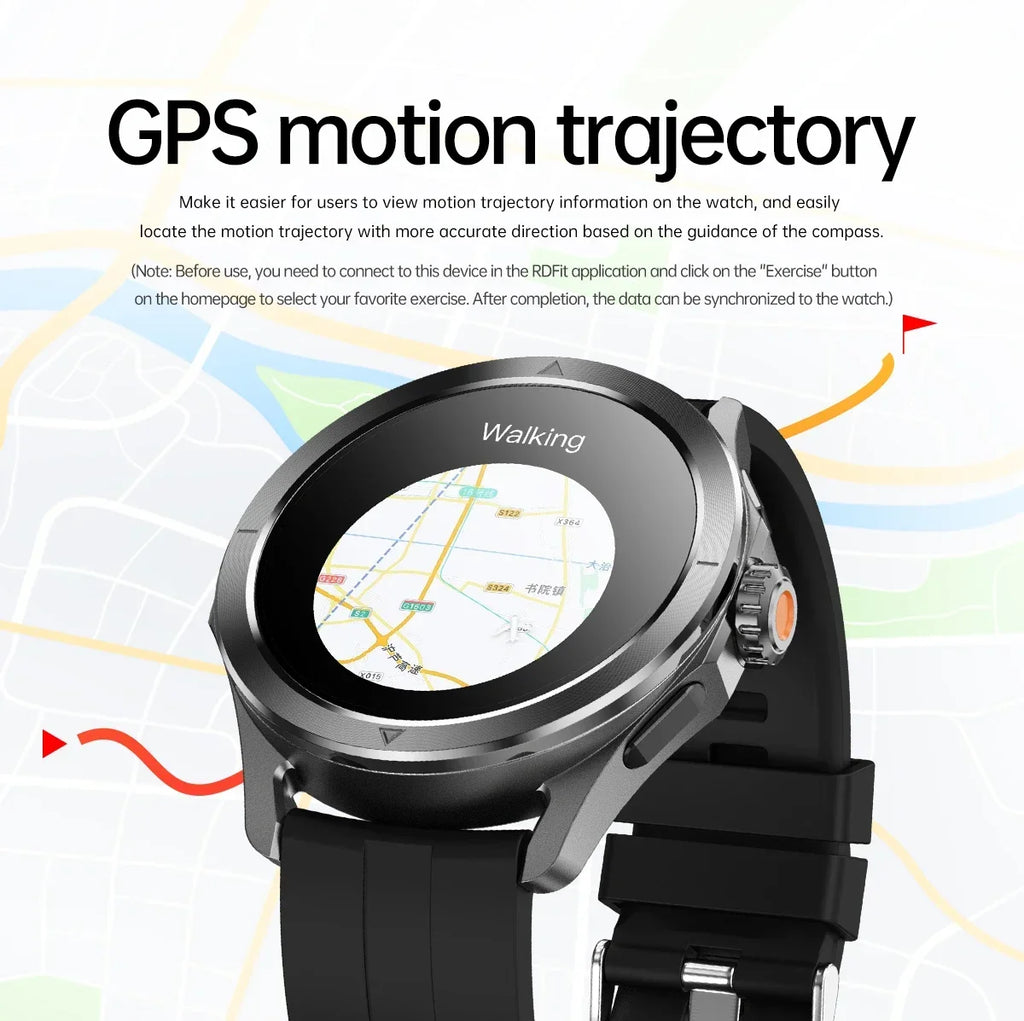 Xiaomi S4 Ultra Outdoor Sports Smart Watch Men AMOLED Screen NFC GPS Compass Heart rate Waterproof Bluetooth Call SmartWatch
