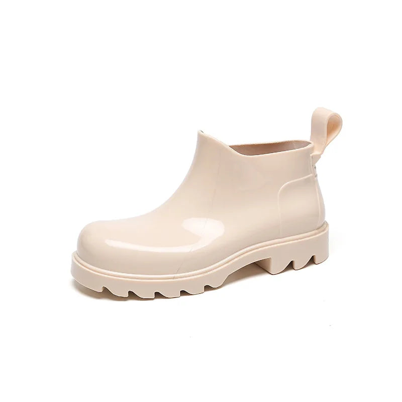 Fashion Women Waterproof Rain Boots Female Ankle Boots For Women Ladies Kitchen Rubber Boots Garden Work Water Shoes Galoshes