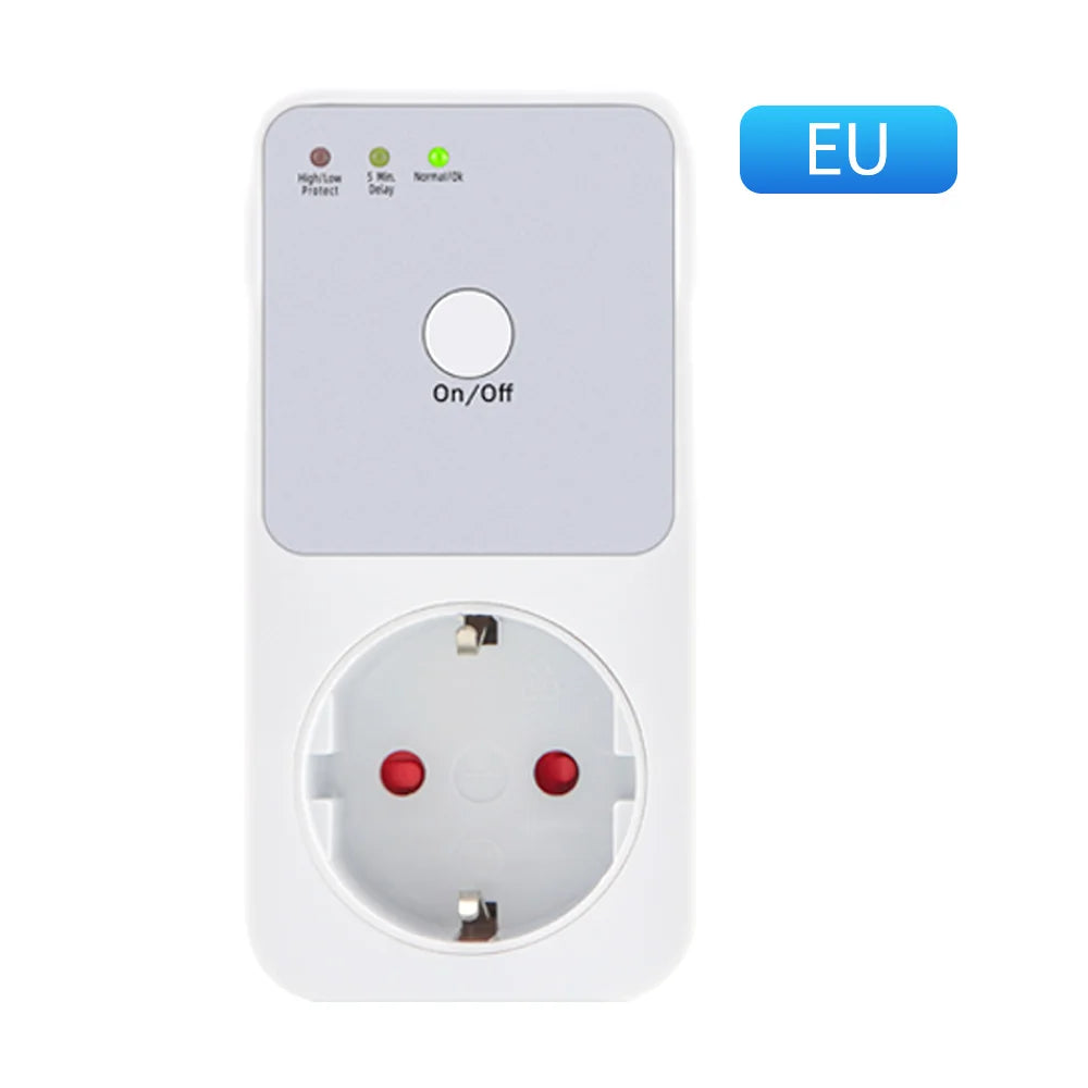 Digital Automatic Voltage Protector Socket 220V Electronic Timer Switch  Kitchen Timer Outlet Timing Socket EU Plug