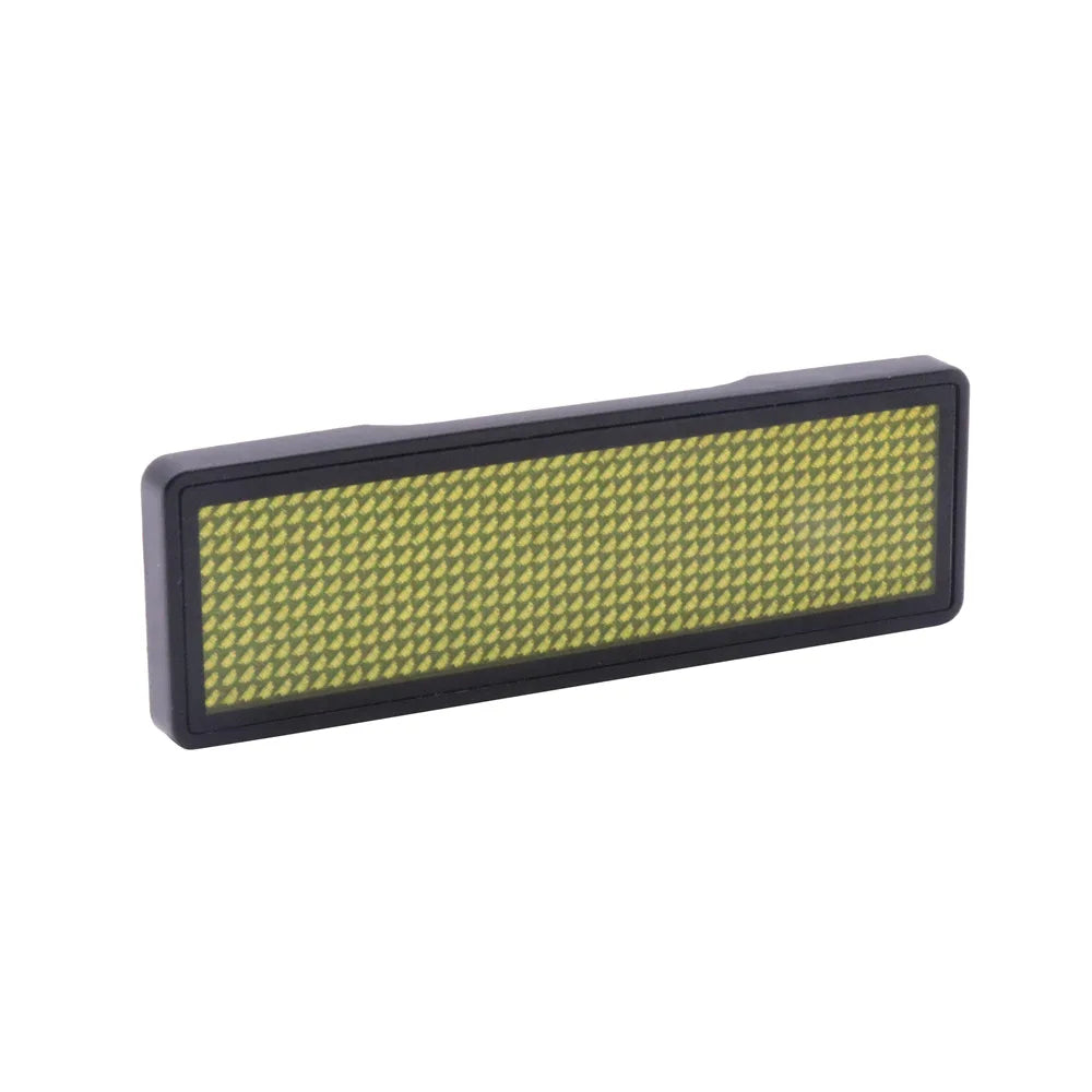 Bluetooth Led Name Badge Diy Programmable Scrolling Message Board Mini Lcd Display Pattern Display for Party Meeting