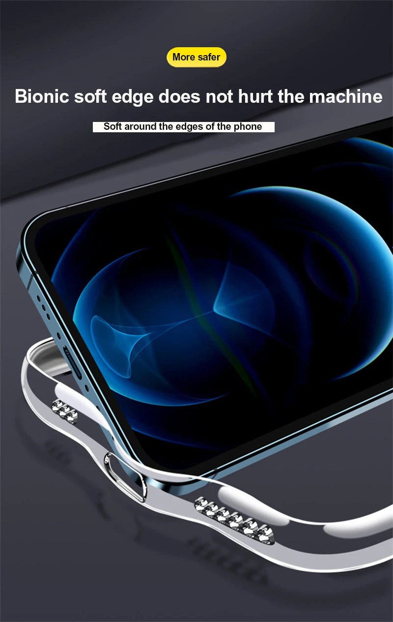 Transparent Phone Case For iPhone 11 12 13 14 15 Pro Max Case Silicone Soft Cover For iPhone  X XS Max XR 8 7 Plus Back Cover