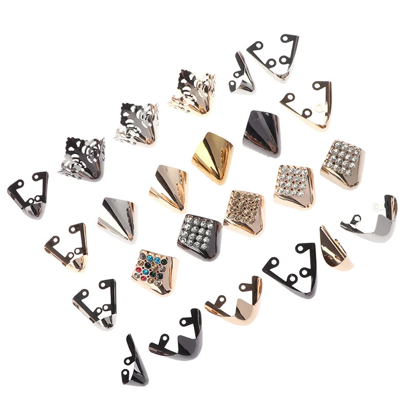 1Pair shoes toe protection metal material for decorations reapair accessories