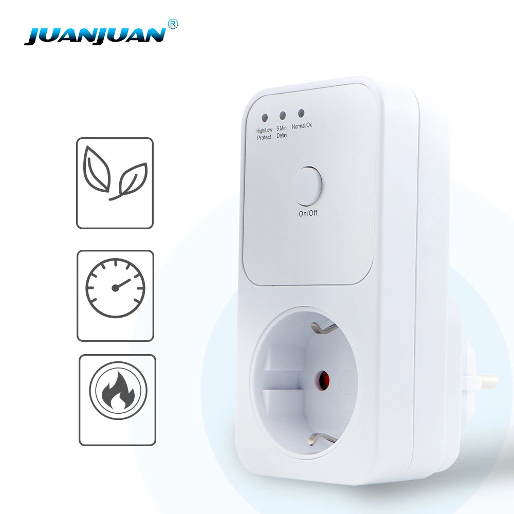 Digital Automatic Voltage Protector Socket 220V Electronic Timer Switch  Kitchen Timer Outlet Timing Socket EU Plug