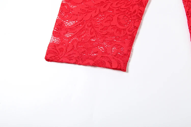 Weird Puss Jacquard Sexy Women 2 Piece Set Coquette Full Sleeve Ruffles Crop Tops+Bike Shorts Matching Clubwear Summer Outfits