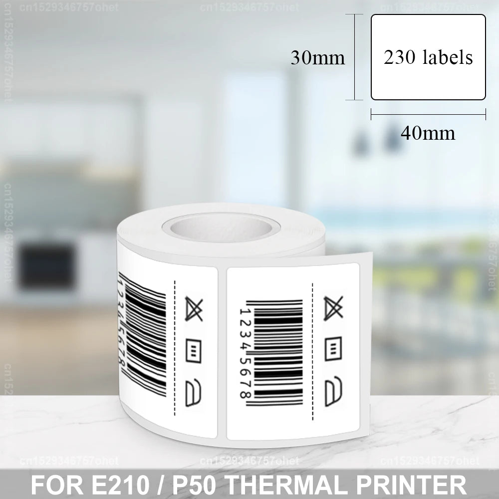 Portable Mini Printer P50 Thermal Label Printer Bluetooth Adhesive Sticker Printer for Mobile PC Computer Similar as B21 Printer