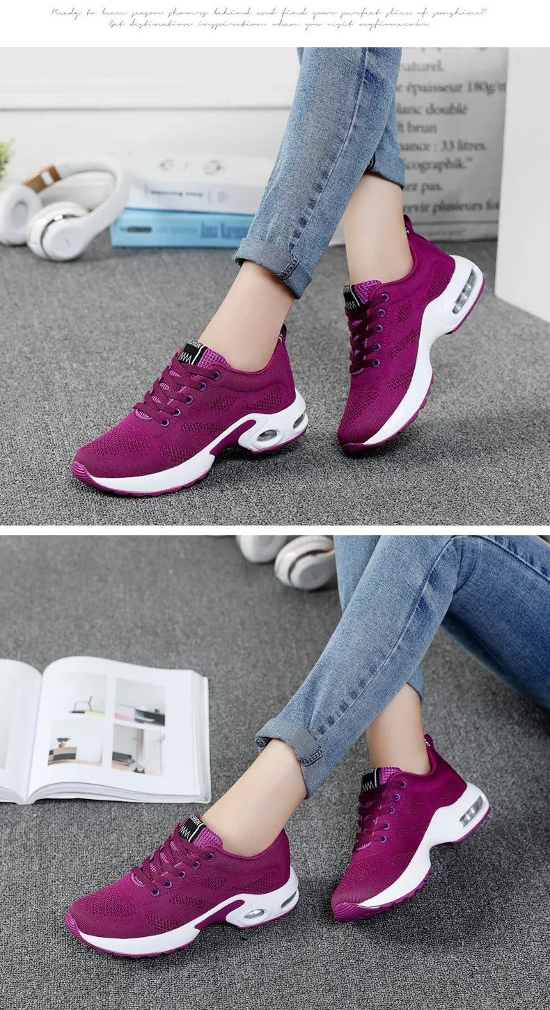 Orthopedic Sneakers Women Breathable Casual Shoes Outdoor Light Weight Casual Shoes Walking Platform Ladies Sneakers 2025