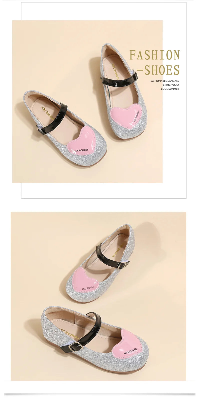 2023 Autumn Girl Leather Shoes New Elegant Party Children Princess Shoes Light Shallow Comfy Kids Flats Shoes Fashion Versatile