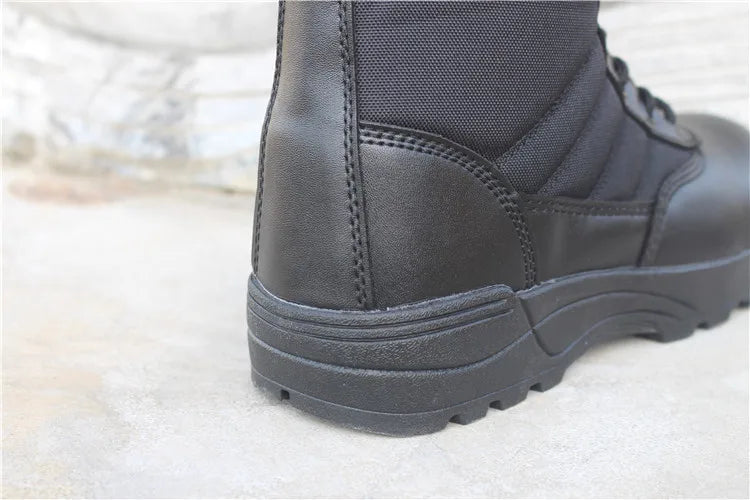 Wear resistant tactical boots for both men and women waterproof security shoes outdoor hiking boot high top desert boots for men