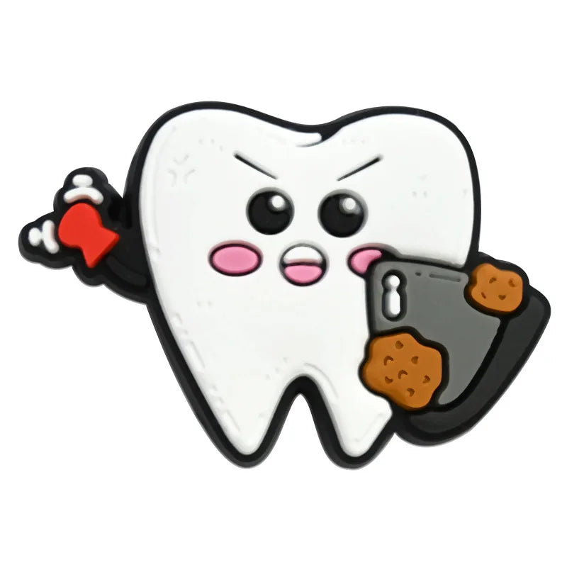 Dentist Shoe Charms for Crocs Accessories Sandals Men Clogs Pins Women Badges Boy Girls Jeans Kids Decorations Buckle Shoes