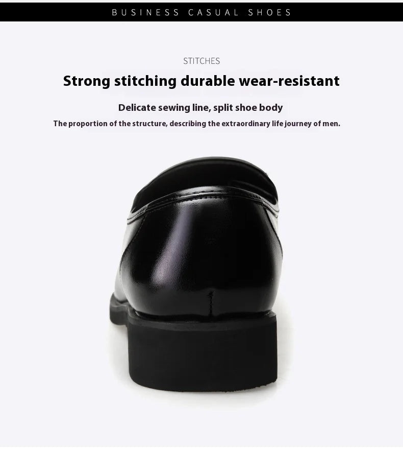 Mens 6CM Height Increase Dress Shoes Fashion Pointed Toe Business Casual Elevator Shoes Leather Oxfords Shoes Zapatos De Hombre