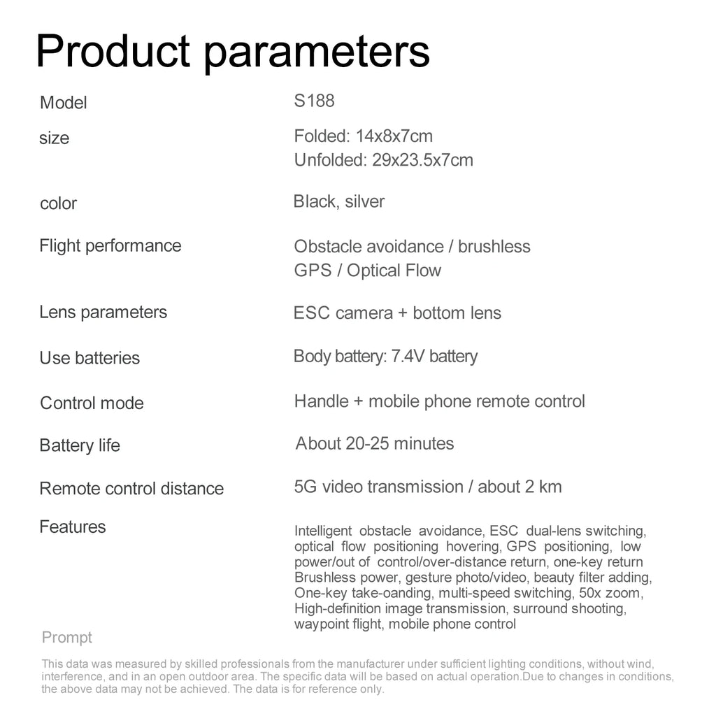 M8 drone, 8K camera intelligent obstacle avoidance, optical flow positioning precise hovering shooting,