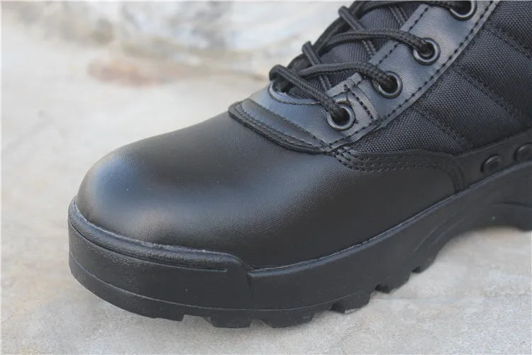 Wear resistant tactical boots for both men and women waterproof security shoes outdoor hiking boot high top desert boots for men