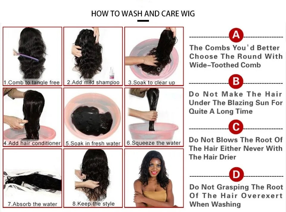 Miss Rola Loose Wave 4X4 Lace Closure Human Hair Wigs 180% Density Pre Plucked Baby Hair Brazilian Remy  Curly Hair Wigs