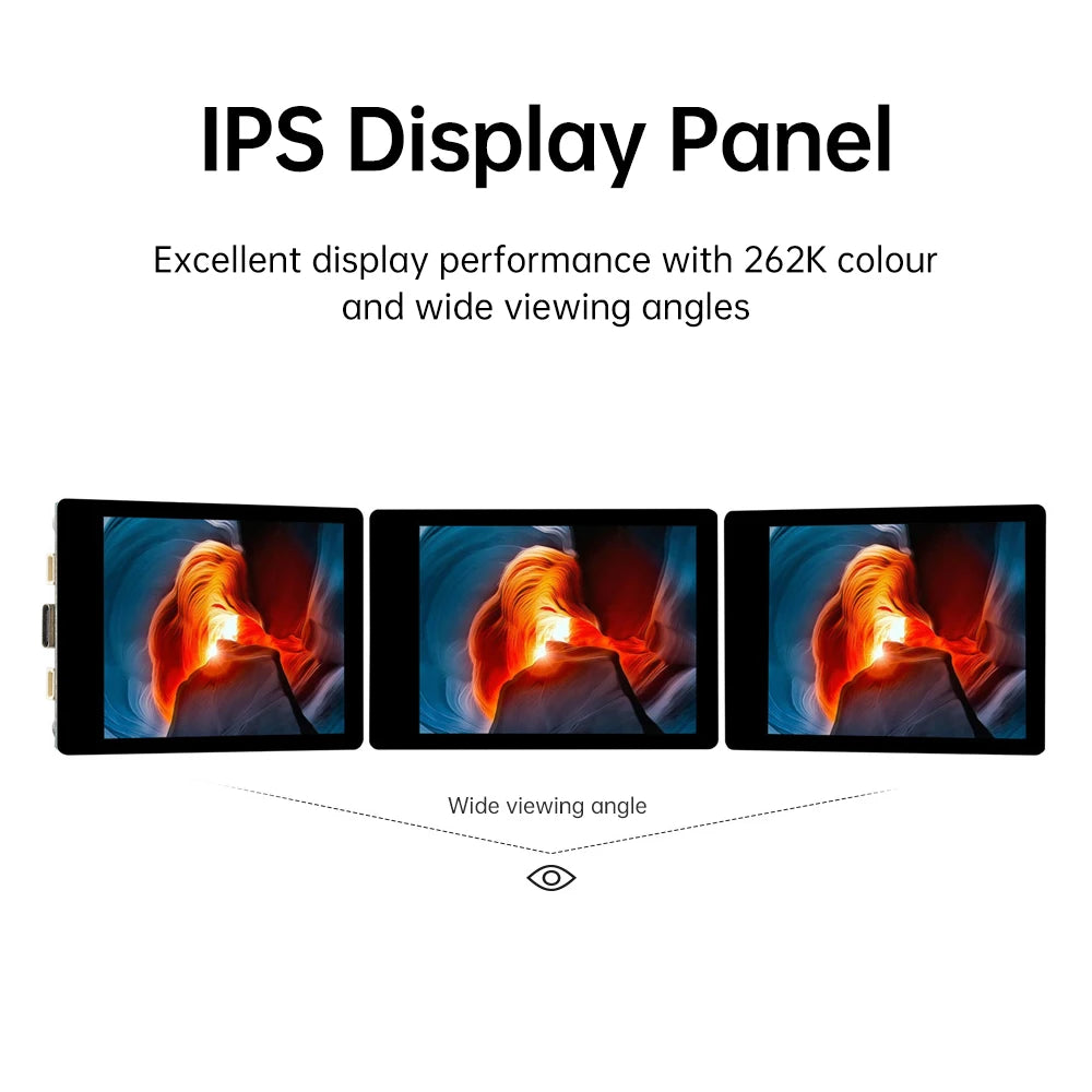 ESP32-S3 2.8 Inch LCD Screen Wifi Bluetooth Development Board Capacitive Touch Display Development Board Optional