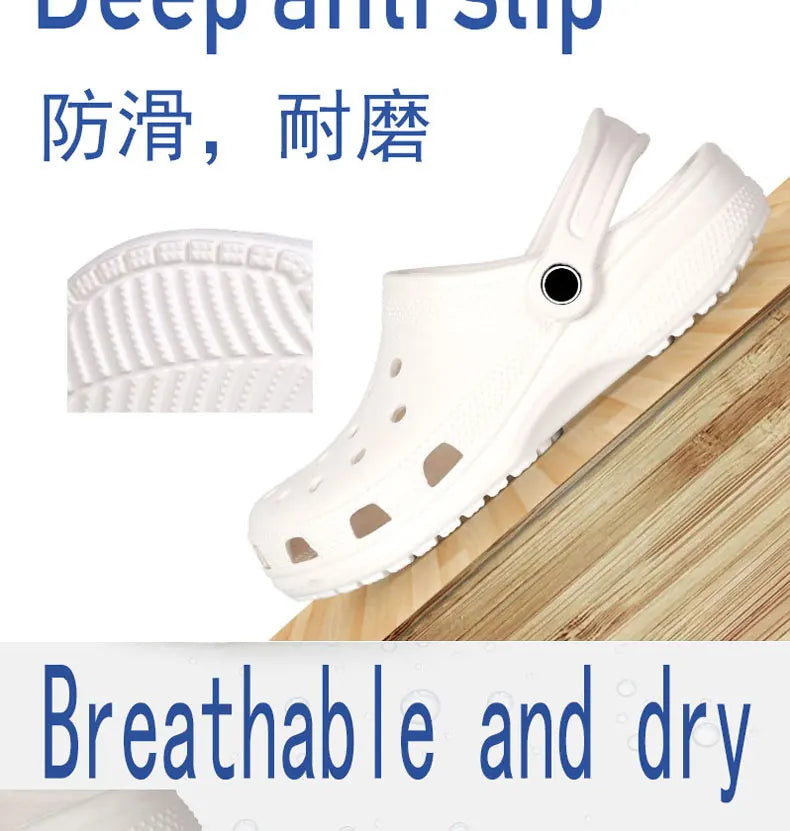 Eva Sandals Beach Shoes Outdoor Clogs Men and Women Same Style Garden Shoes