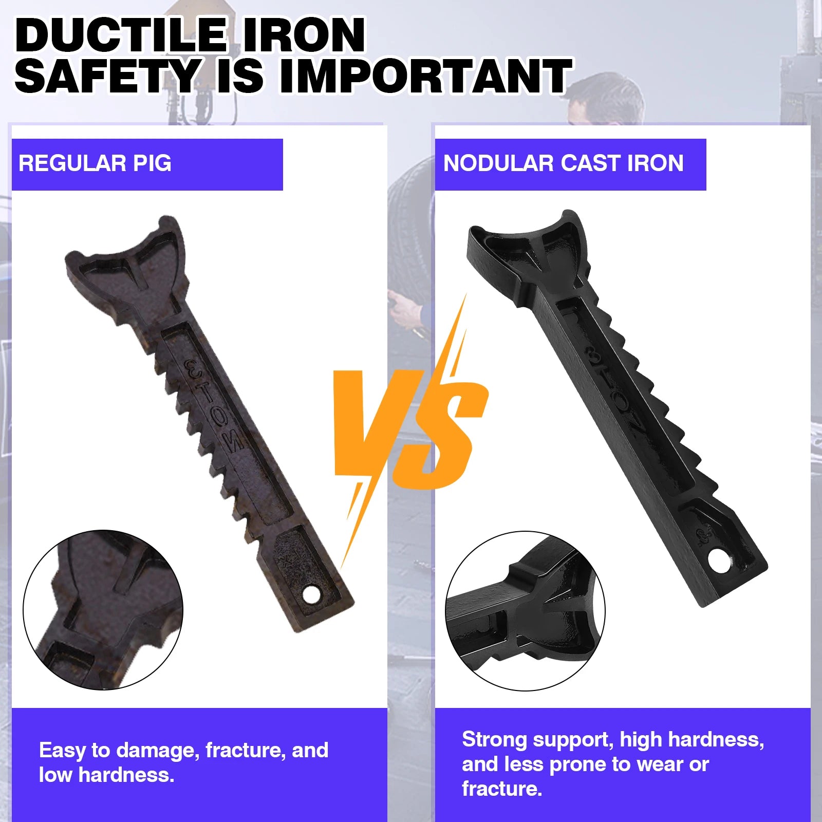 2 x Ratcheting Axle Stand, 3 Ton Heavy Duty Axle Jack Stands, Height Adjustable, Metal Steel Car Van Vehicle Stand Lifting Tool