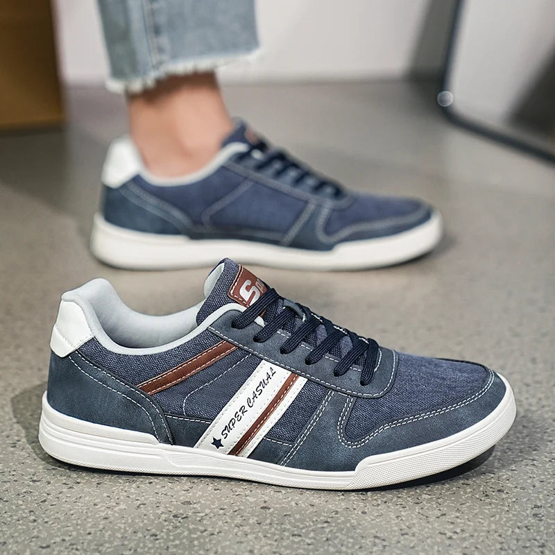 Men Shoes New 2024 Flats Walking Leather Casual Shoes Men Barefoot Wide-toed Shoes Wider Toe Casual Sneakes Large Size 47 48