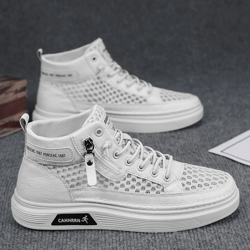 CYYTL Mesh Summer Shoes For Men Breathable Sneakers Casual Outdoor Running Tennis Platform Sports Hiking Designer Luxury Loafers