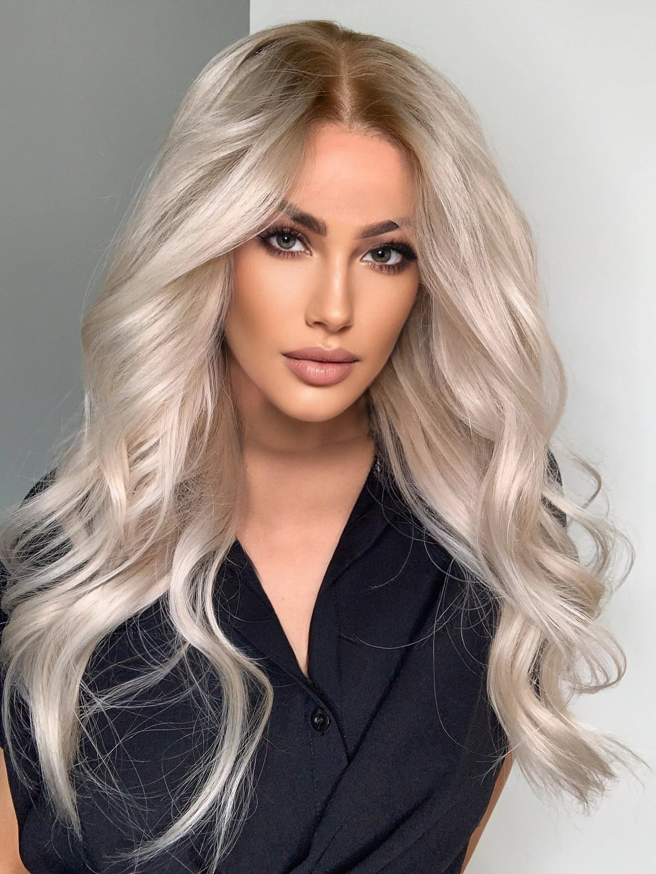 Blonde Unicorn Lace Front Wig Blonde Wave Wig Hair Synthetic Wigs for Black White Women Daily Party Cosplay Heat Resistant Hair