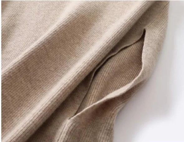 Autumn Winter New Imitation Cashmere Sweater Vest Female V-neck Bat Sleeve Solid Color Versatile Sleeveless Loose Knit Waist