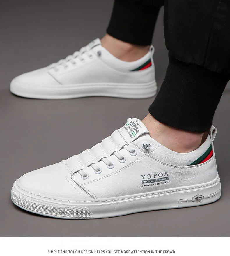 Luxury Men's Casual Shoes 2025 New High Quality Leather Shoes for Men Fashion Comfortable Sports Shoe Outdoor Men's Tennis Shoes