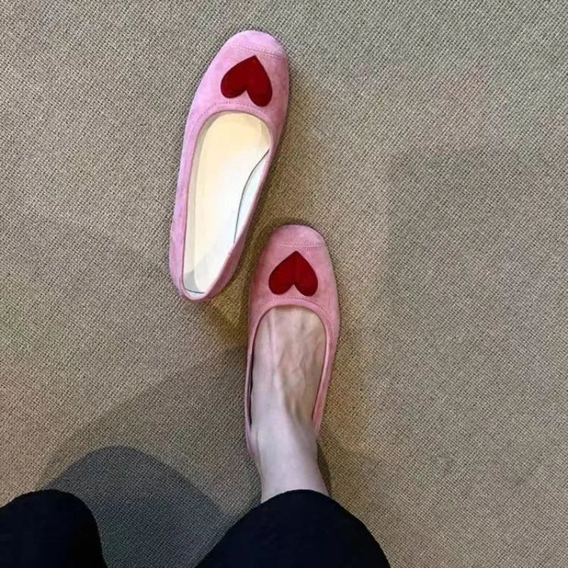 Korean Shoes Female Footwear Elegant Bow-Knot Round Toe Women's Heels 2025 New Comfortable Dress Butterfly Summer Boat On Heels