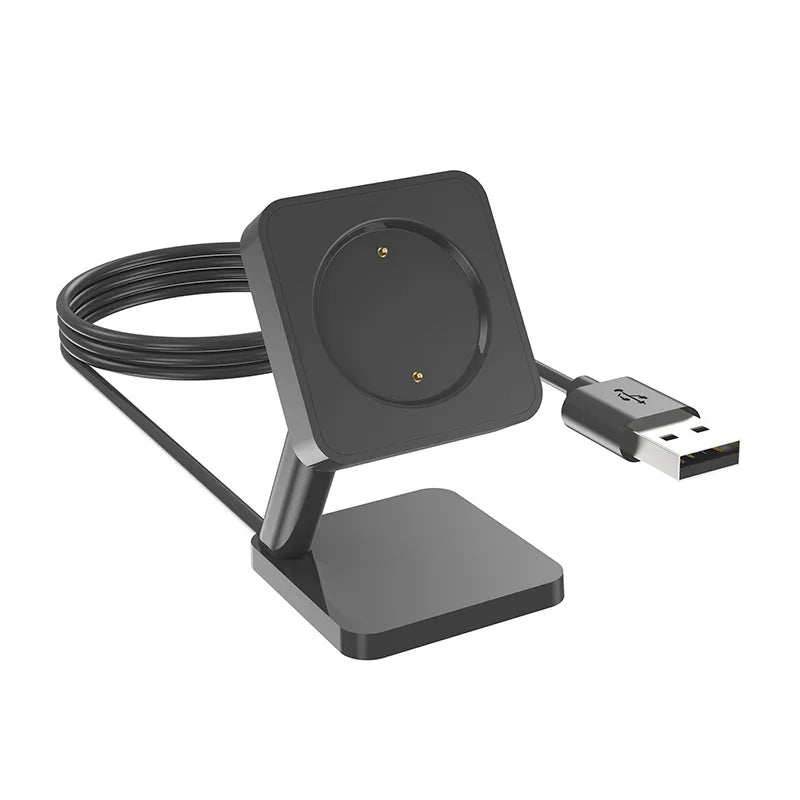 Dock Charger Stand Adapter USB Cable Holder For Amazfit Active 2/Bip 6/GTR 4 GTR4/GTR3 Pro/GTS 4 GTS4/GTS3/T-rex 2/Trex Ultra